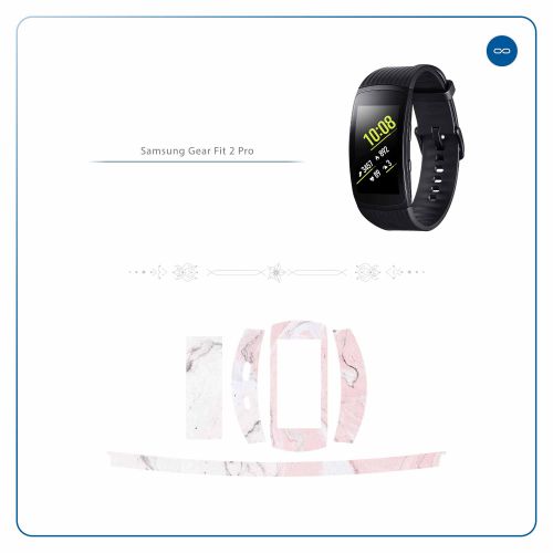 Samsung_Gear Fit 2 Pro_Blanco_Pink_Marble_2